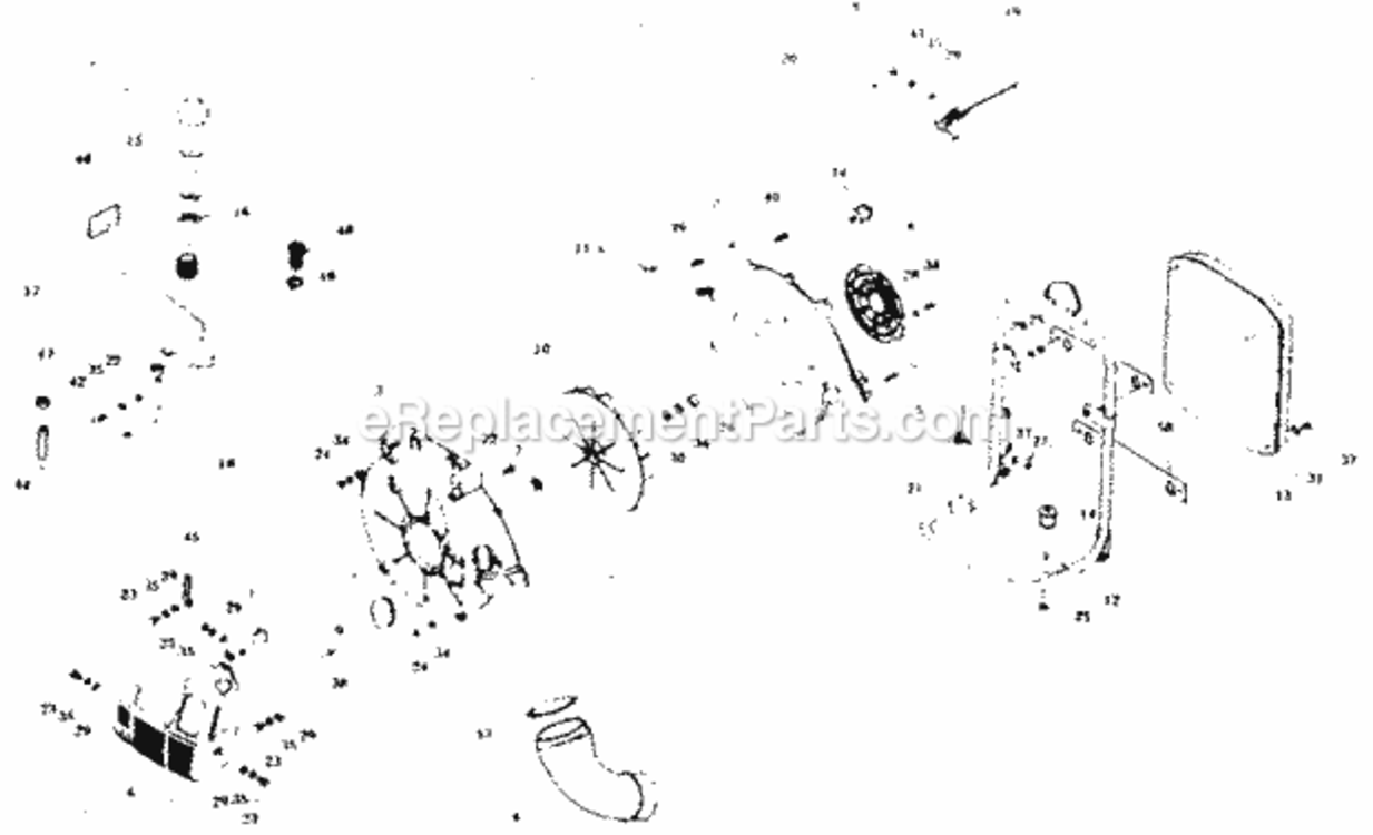Page A Diagram and Parts List for 636798691  Craftsman Leaf Blower / Vacuum
