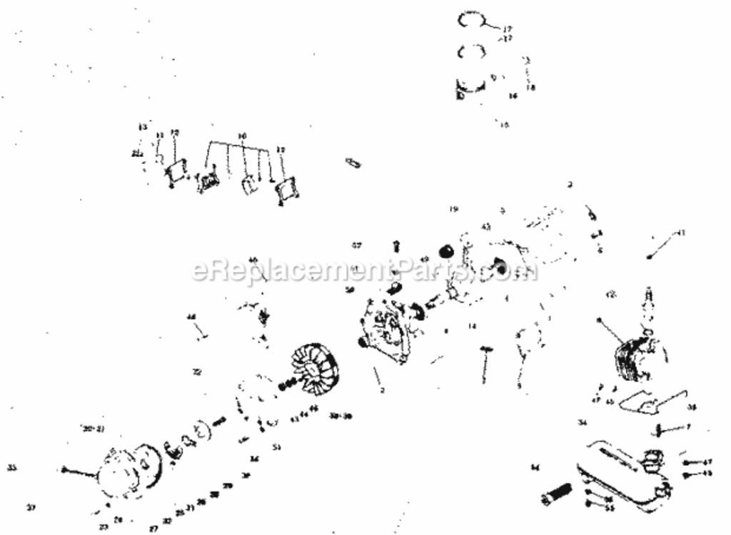 Page B Diagram and Parts List for 636798691  Craftsman Leaf Blower / Vacuum
