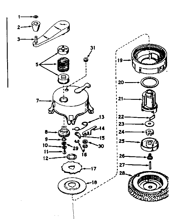 Carburetor No. 630986 Diagram and Parts List for 143164152  Craftsman Engine