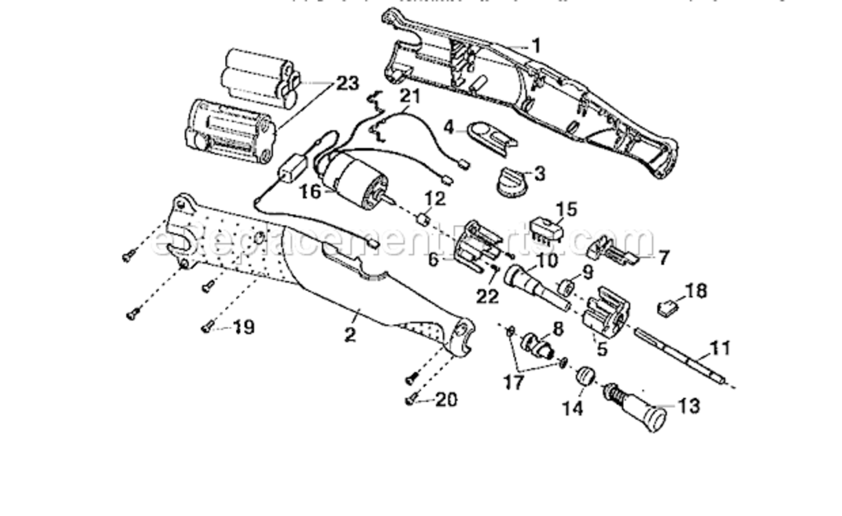 Page A Diagram and Parts List for 64610759  Craftsman Sander Polisher