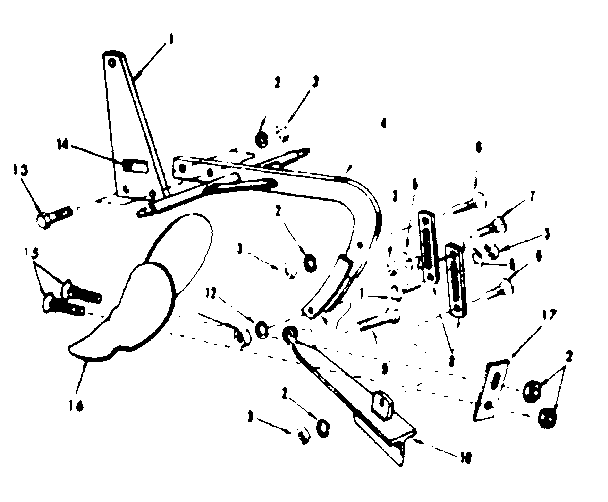 Replacement Parts Diagram and Parts List for 917252280  Craftsman Tiller