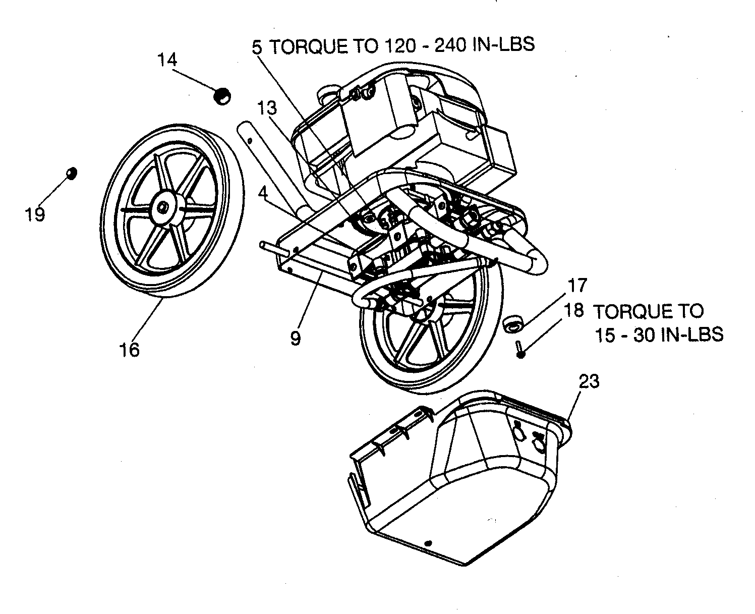 Wheel/pump Kit Diagram and Parts List for 919769062  Craftsman Pressure Washer