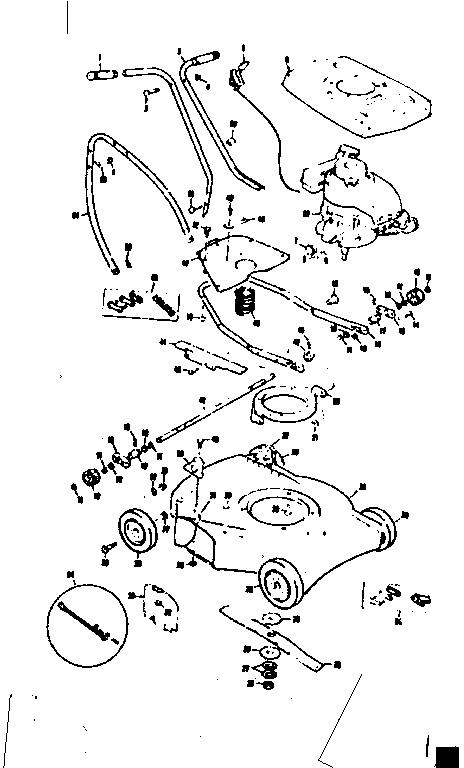 Replacement Parts Diagram and Parts List for 13197482  Craftsman Lawn Mower