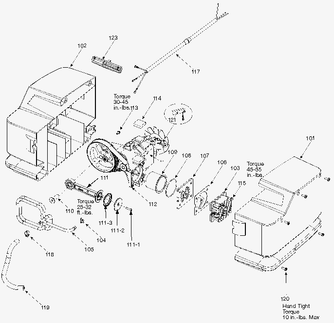 PUMP Diagram and Parts List for 919-16536 Type 1 Craftsman Compressor