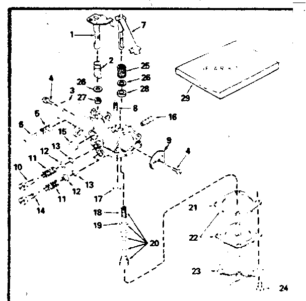 Carburetor No. 632208 Diagram and Parts List for 143784112  Craftsman Engine