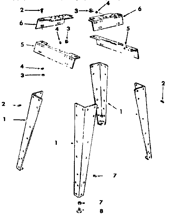 8 Inch Jointer-planer Diagram and Parts List for 113206440  Craftsman Table Saw