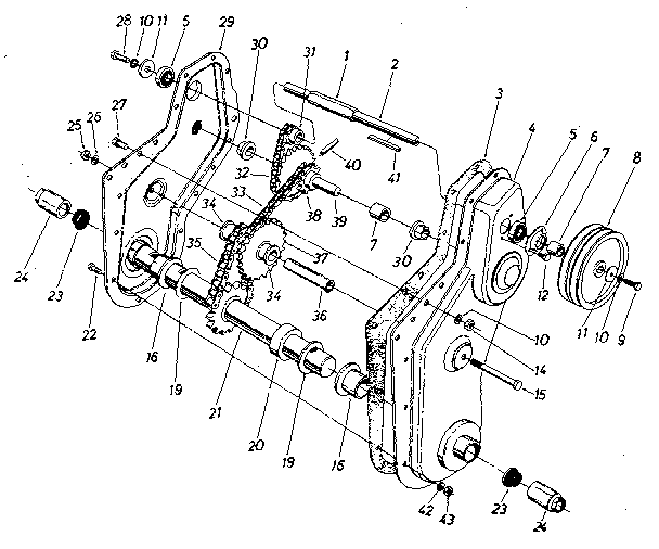Transmission 801-5282 Diagram and Parts List for 247298620  Craftsman Tiller