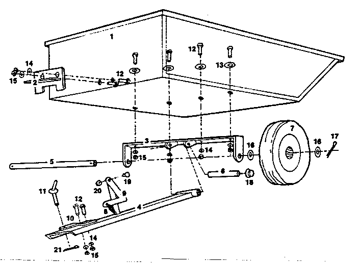 Replacement Parts Diagram and Parts List for 61026133  Craftsman Tool Stand & Cart