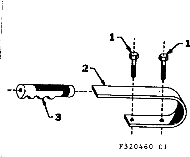 Handle Diagram and Parts List for 580320460  Craftsman Engine