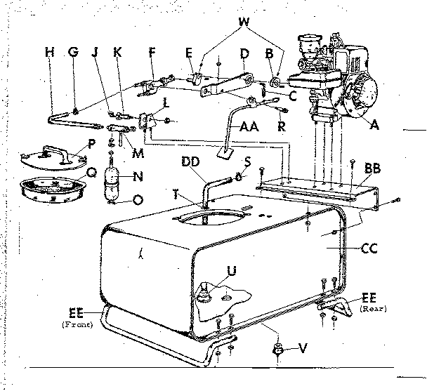 Common Repair Parts For Power Sprayers Diagram and Parts List for 98564790  Craftsman Sprayer
