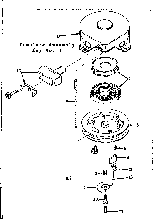 Replacement Parts Diagram and Parts List for 143706182  Craftsman Engine