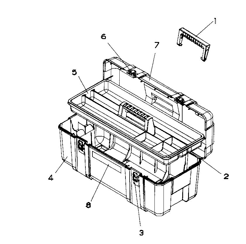 Tool Box Diagram and Parts List for 70679944511-91  Craftsman Tool Stand & Cart