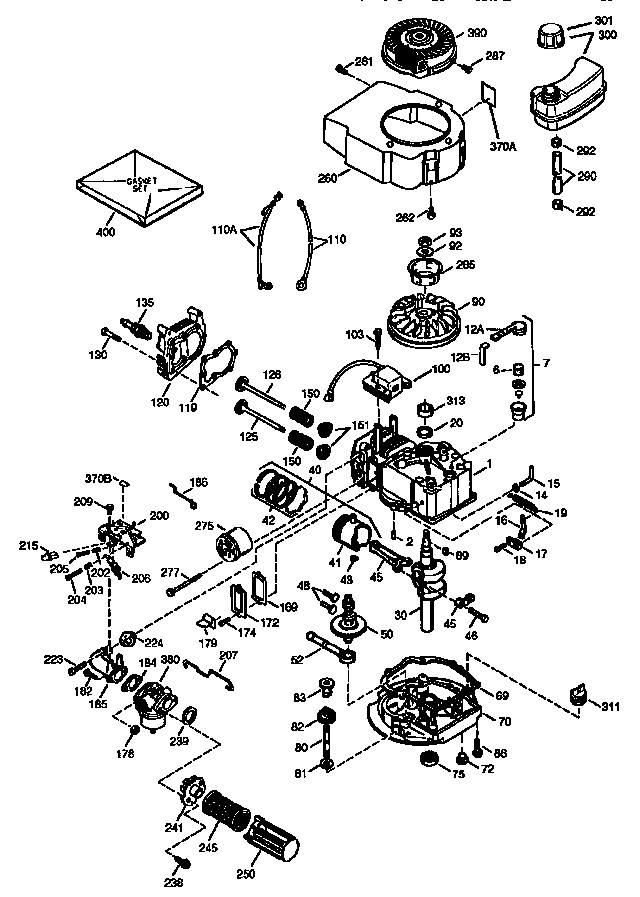 Engine (71/143)143.963508 Diagram and Parts List for 143963508  Craftsman Engine