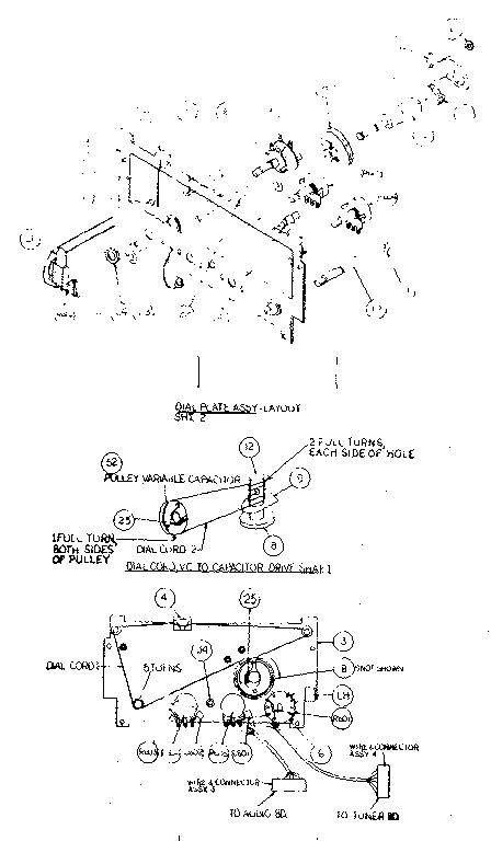 Dial Assembly Diagram and Parts List for 11335170  Craftsman Compressor