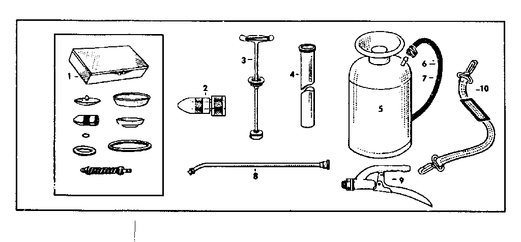 Replacement Parts Diagram and Parts List for 78615481  Craftsman Sprayer