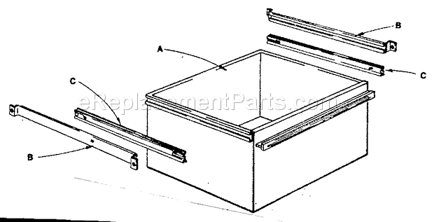 Unit Diagram and Parts List for 70610214  Craftsman Workbench