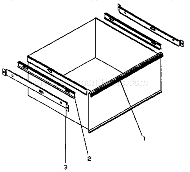 Unit Parts Diagram and Parts List for 706103430  Craftsman Workbench