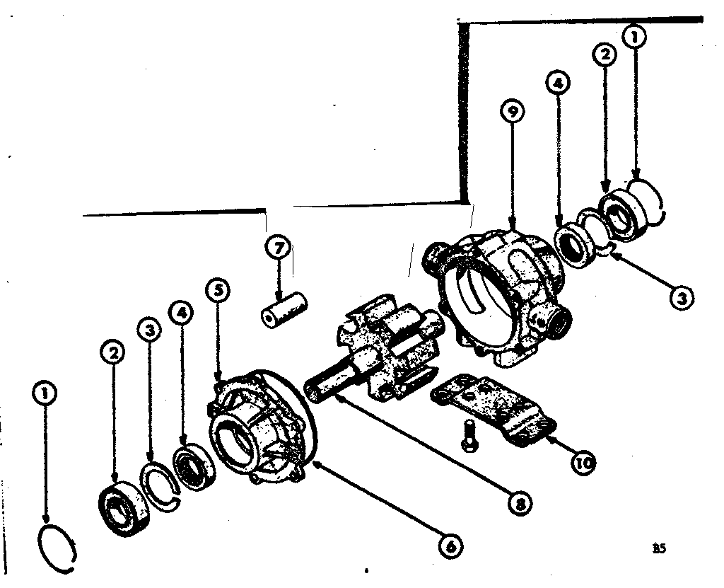 Pump Assembly Diagram and Parts List for 471461321  Craftsman Pressure Washer