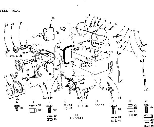 16 Garden Tractor/electrical Diagram and Parts List for 91725941  Craftsman Chainsaw