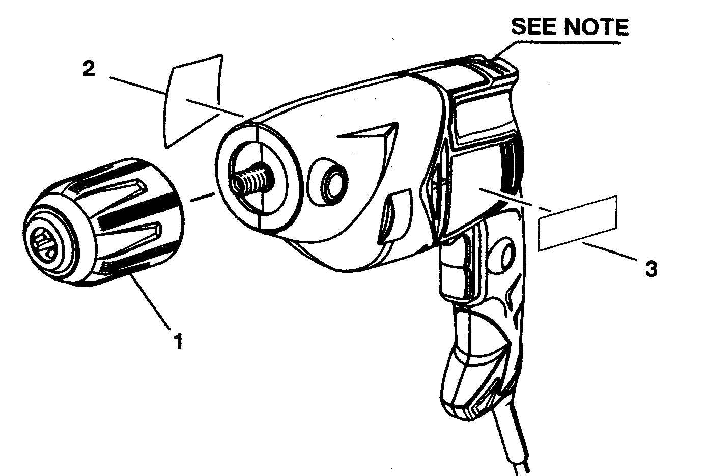 Drill Diagram and Parts List for 315101140  Craftsman Boring Machine