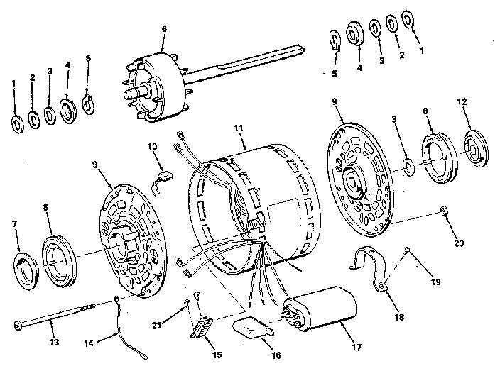 Unit Diagram and Parts List for 11312710  Craftsman Engine