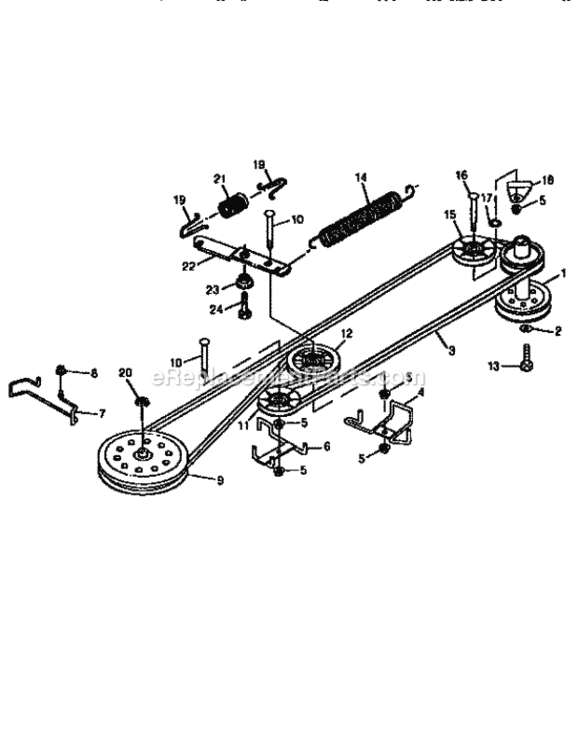 Page J Diagram and Parts List for 750256050  Craftsman Lawn Tractor