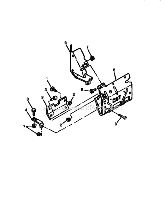 Page D Diagram and Parts List for 750256050  Craftsman Lawn Tractor