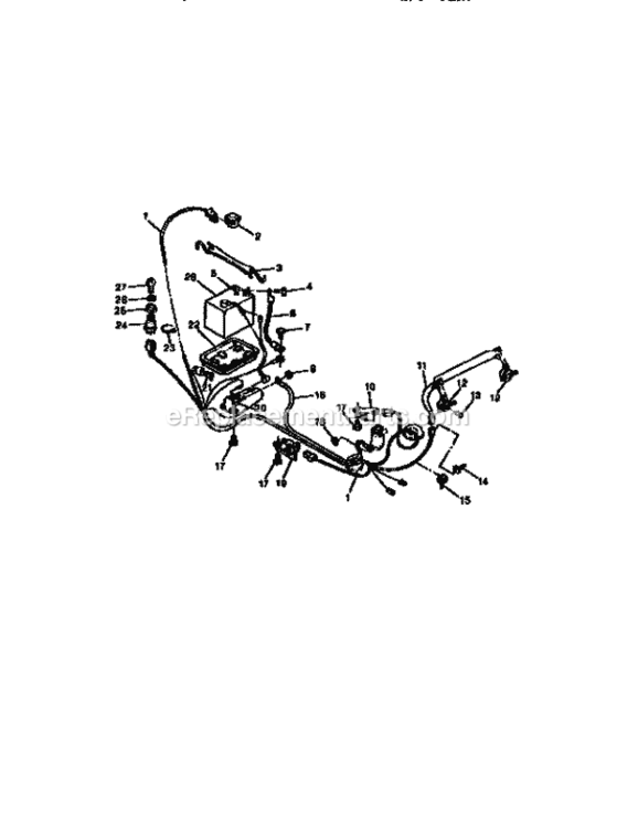 Page Q Diagram and Parts List for 750256060  Craftsman Lawn Tractor