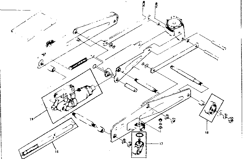 Unit Diagram and Parts List for 214124800  Craftsman Jack