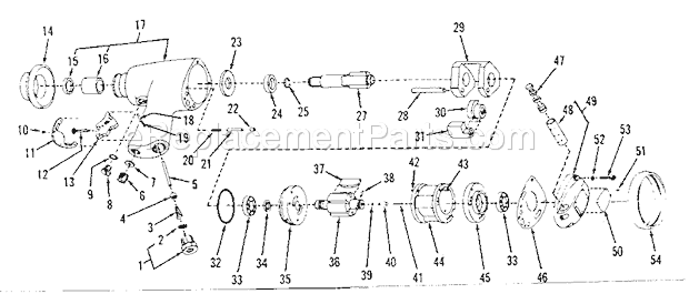 Unit Parts Diagram and Parts List for 75618830  Craftsman Wrench