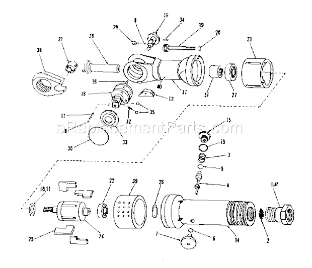 Unit Parts Diagram and Parts List for 75618875  Craftsman Wrench