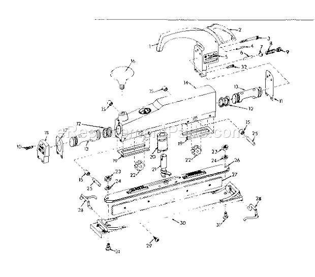 Unit Parts Diagram and Parts List for 756189760  Craftsman Sander Polisher