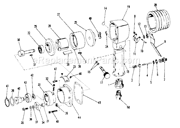 Unit Parts Diagram and Parts List for 756189790  Craftsman Sander Polisher