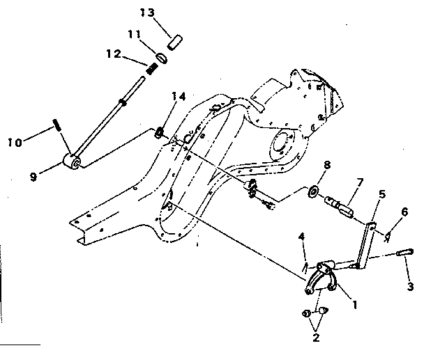 Differential Diagram and Parts List for 636299950  Craftsman Engine