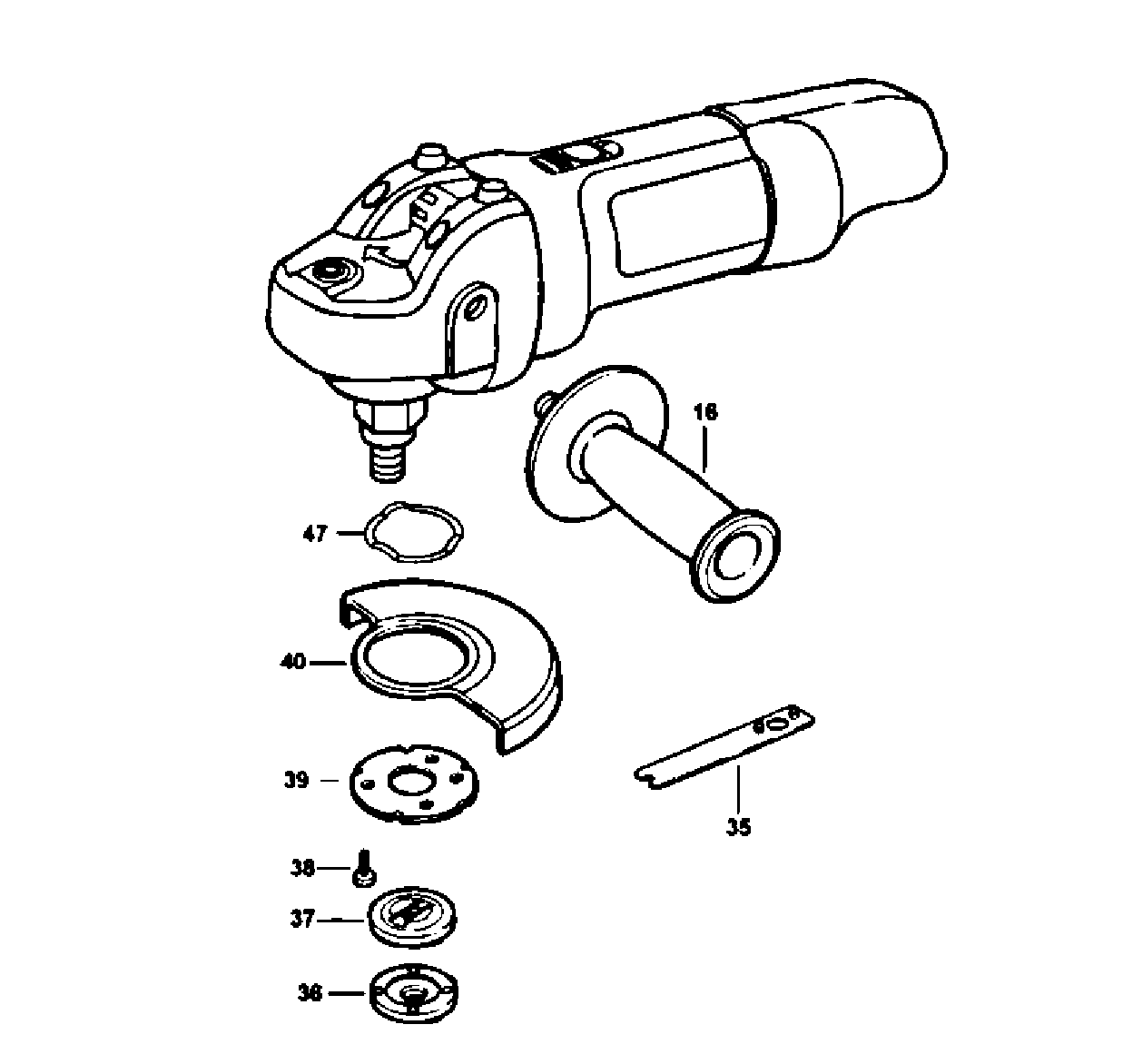 Grinder Diagram and Parts List for 900245430  Craftsman Grinder