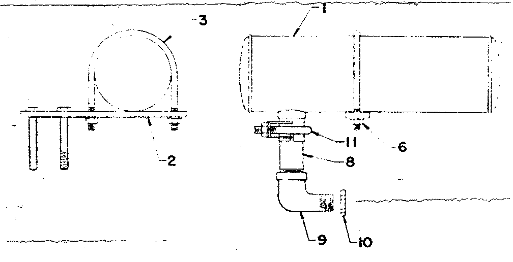 Muffler Assembly Diagram and Parts List for 5805489-0  Craftsman Engine