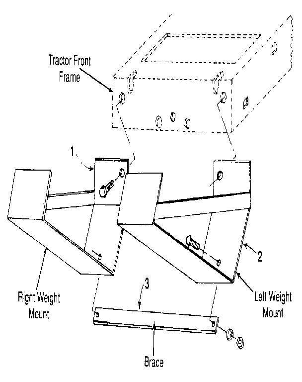Weight Bracket Diagram and Parts List for 471261370  Craftsman Pressure Washer