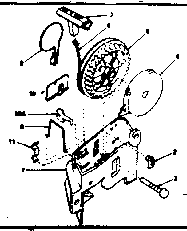 Rewind Starter Diagram and Parts List for 143364032  Craftsman Engine
