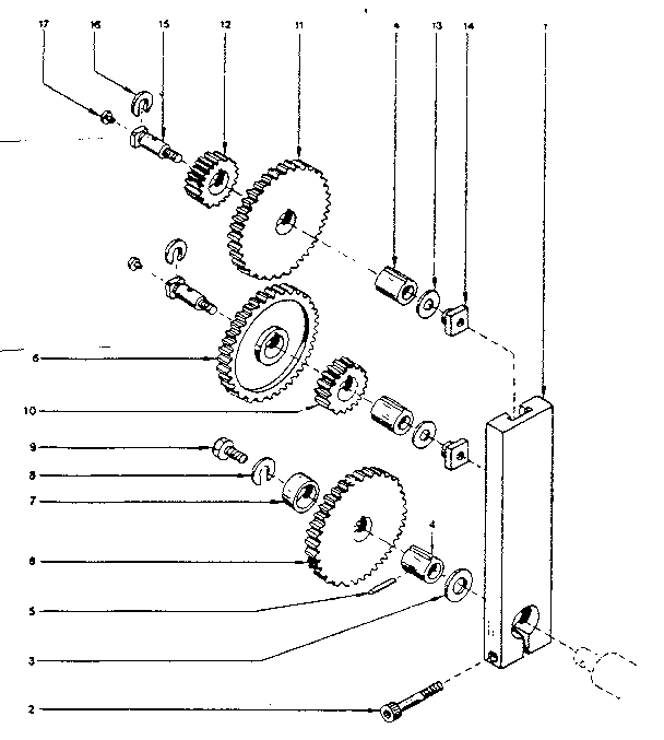 Quadrant Diagram and Parts List for 5492892  Craftsman Lathe