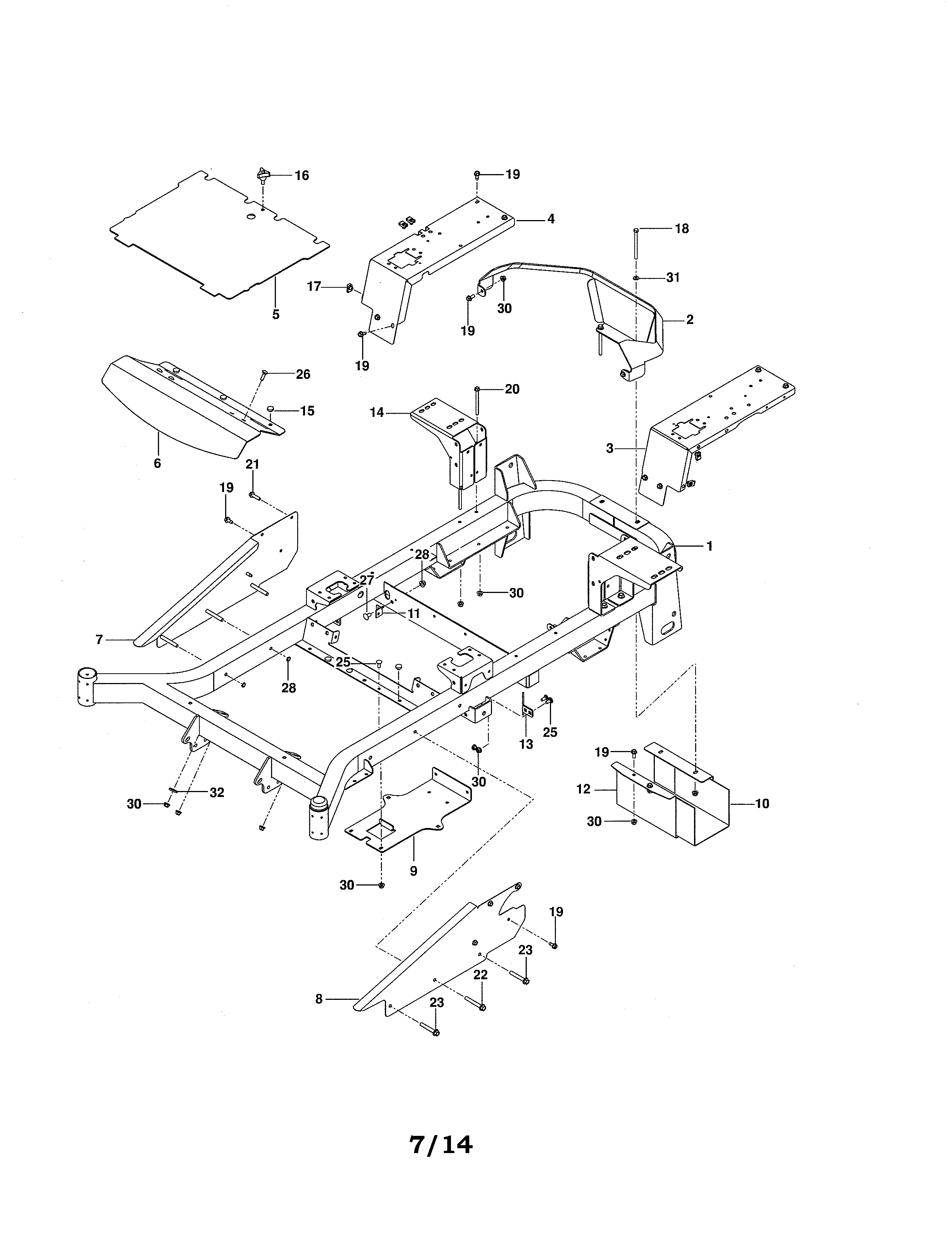 Frame Diagram and Parts List for 917204170  Craftsman Engine