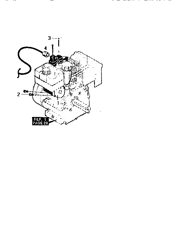 Electric Start Diagram and Parts List for 536886380  Craftsman Snow Blower