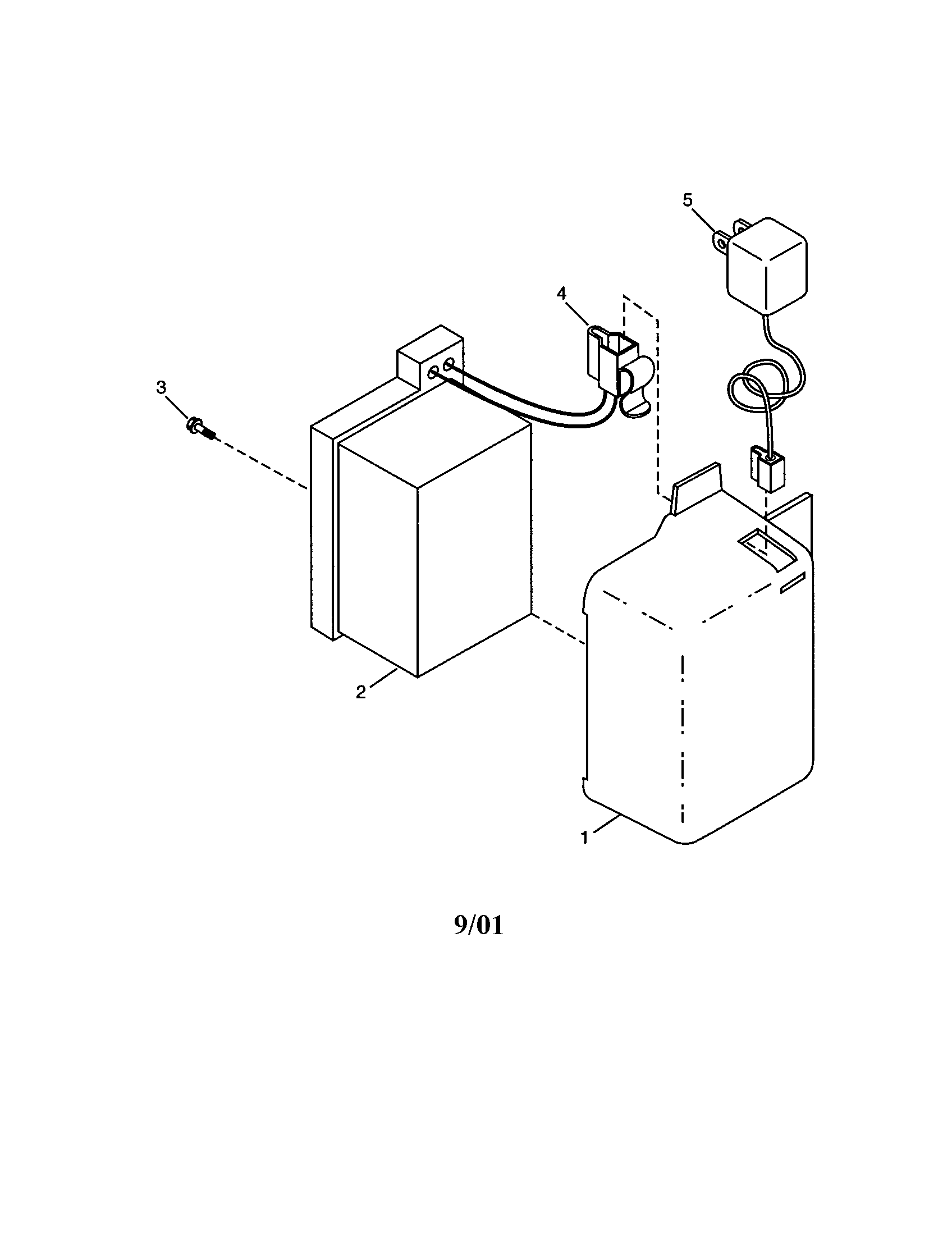 Battery Diagram and Parts List for 917377576  Craftsman Lawn Mower