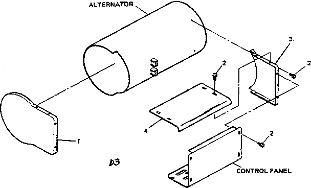 Sheet Metal Diagram and Parts List for 580327210  Craftsman Engine