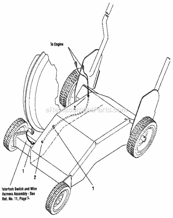 Page G Diagram and Parts List for 79883  Craftsman Chipper Shredder