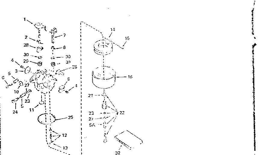 Carburetor Number 631982a Diagram and Parts List for 143286112  Craftsman Engine