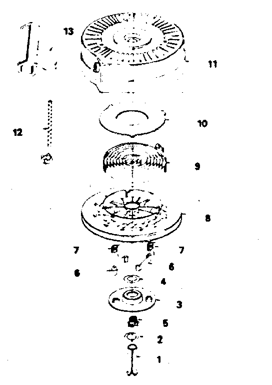 Rewind Starter No. 590642 Diagram and Parts List for 143784092  Craftsman Engine