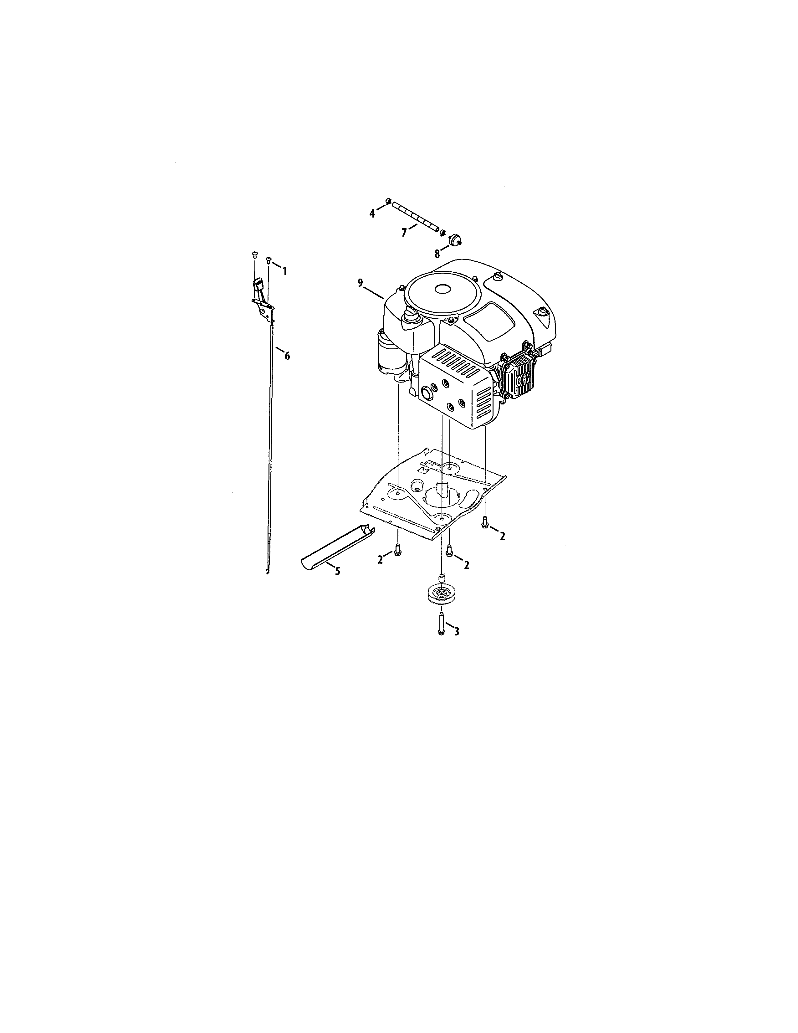 4p90jua Engine Diagram and Parts List for 247250000  Craftsman Engine