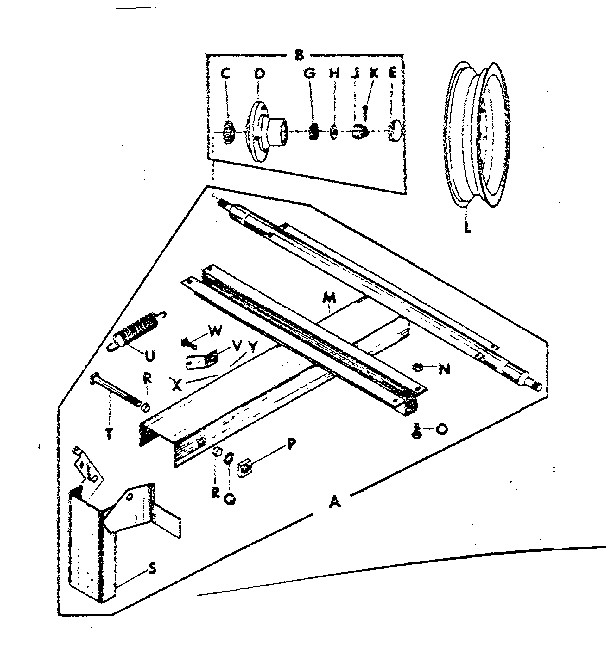 Undercarriage Assembly For 55 Gallon Cart Diagram and Parts List for 98564790  Craftsman Sprayer