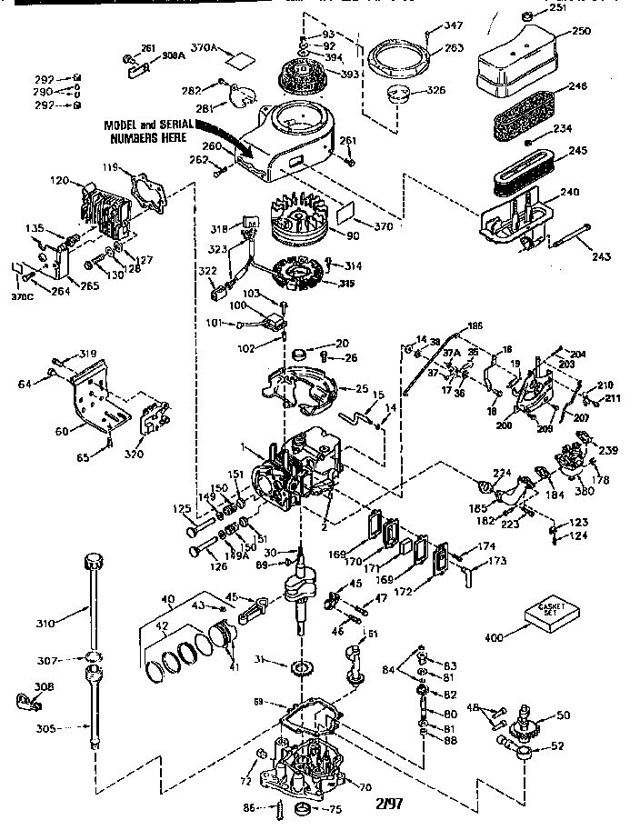 Engine (71/143) 143.436072 Diagram and Parts List for 143436072  Craftsman Engine
