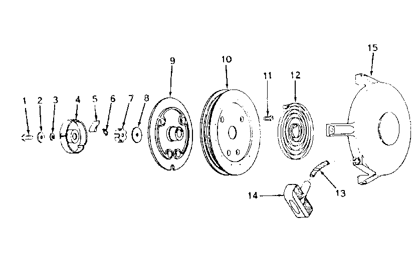 Rewind Starter No. 590405 Diagram and Parts List for 143579012  Craftsman Engine